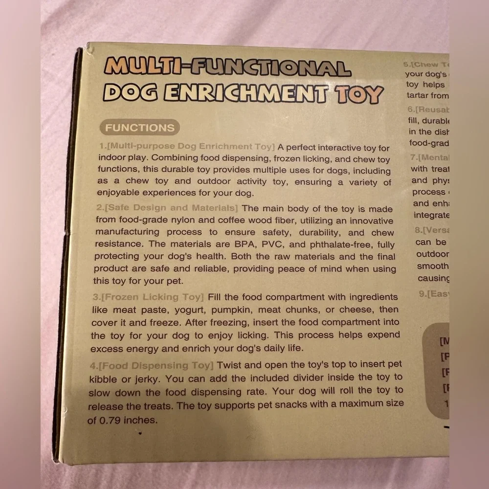 Dog Enrichment Toy - Multifunctional